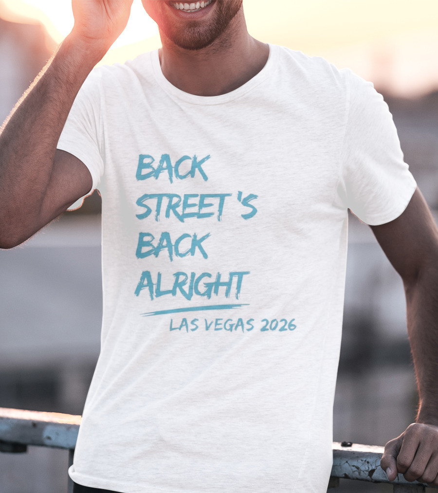 Backstreet's Back Alright Las Vegas 2026 T-Shirt