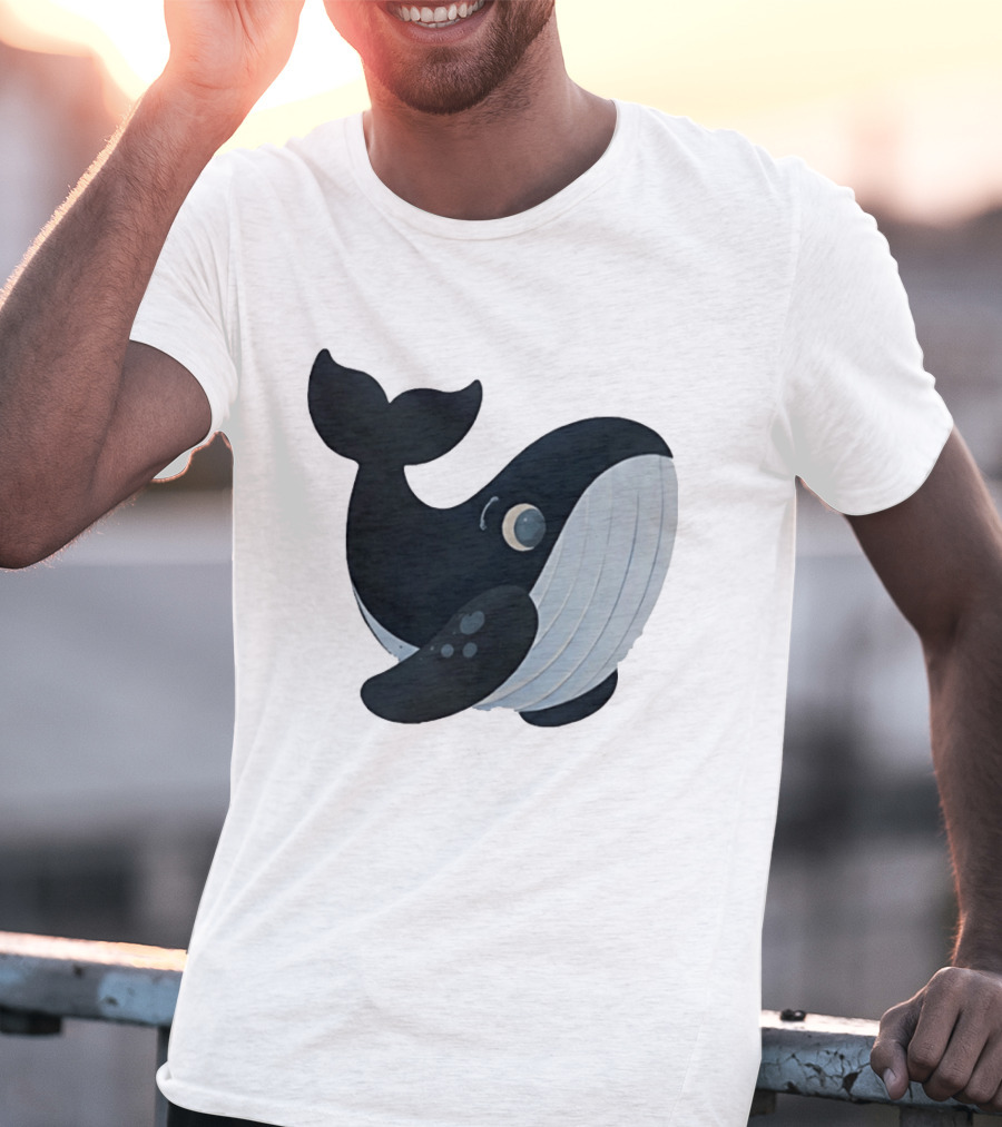 Cocomelon The Movie J.J Whale Cartoon T-Shirt