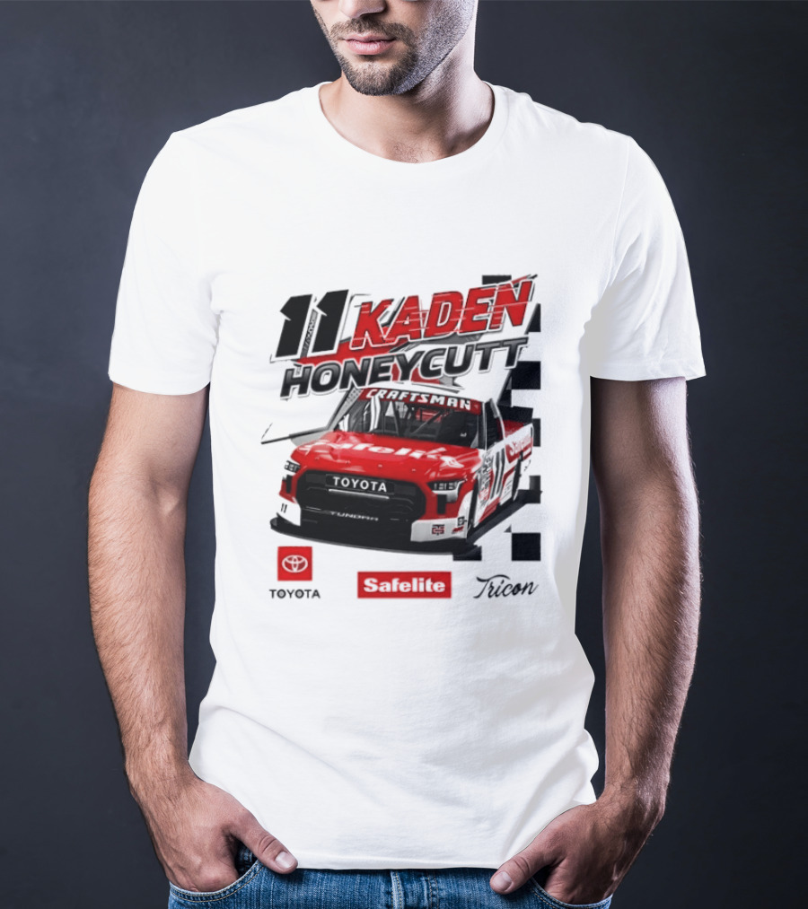 Kaden Honeycutt 11 Toyota Tundra TRICON Garage Racing Team T-Shirt