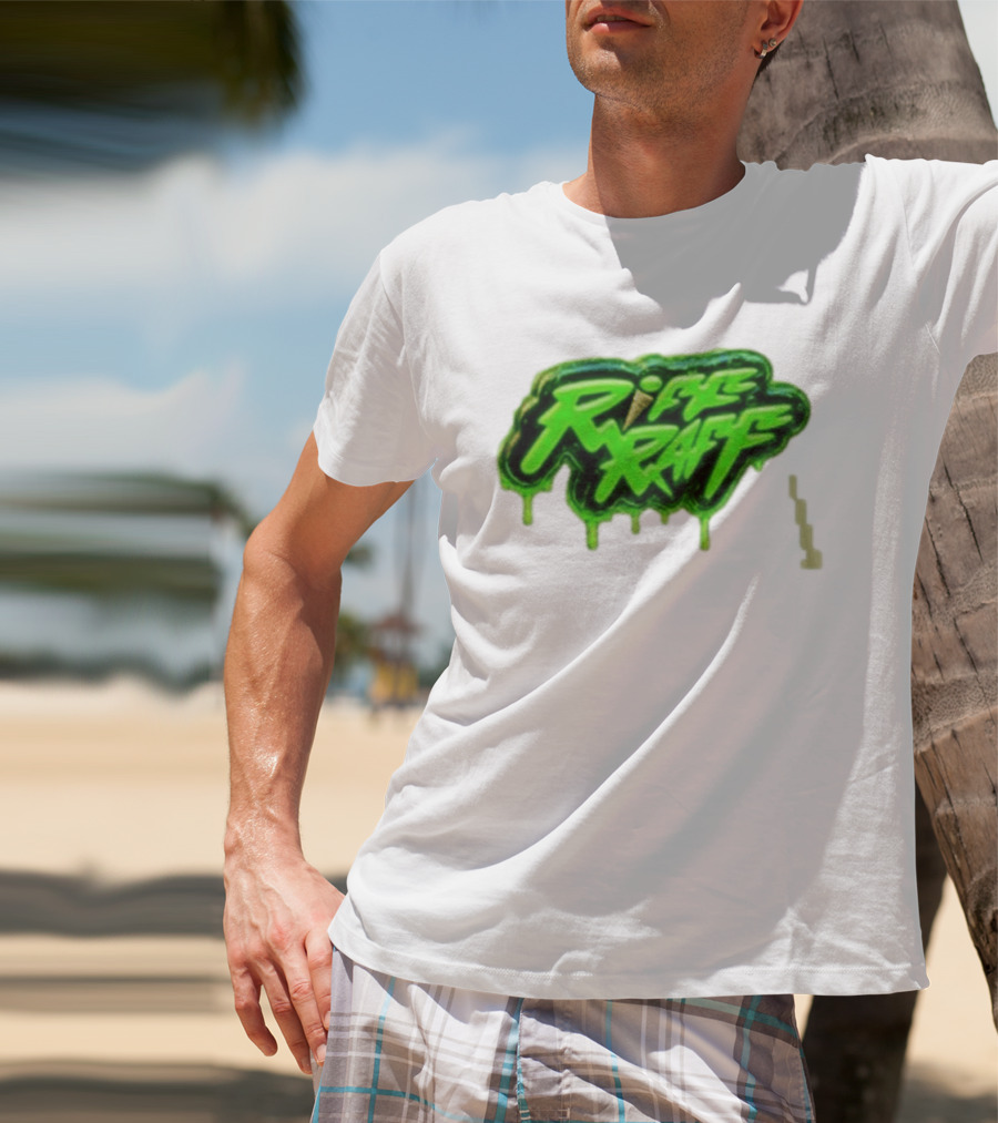 Riff Raff Neon Green Drip T-Shirt