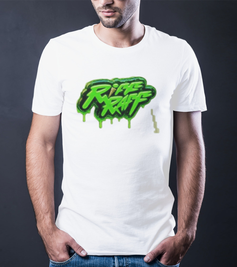 Riff Raff Neon Green Drip T-Shirt