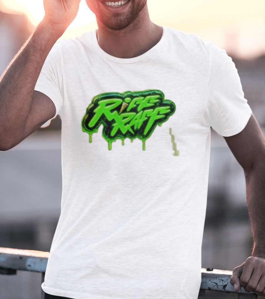 Riff Raff Neon Green Drip T-Shirt
