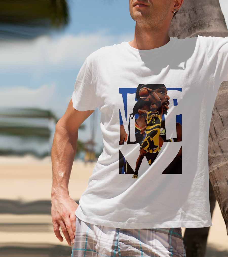 Shai Gilgeous Alexander 2 MVP Oklahoma City Thunder NBA Player Action T-Shirt