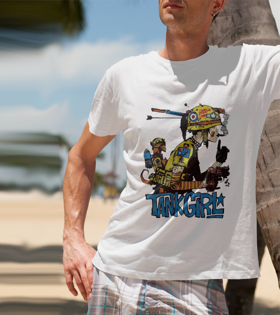 Tank Girl Comic Punk Rock Charlie Don't Surf T-Shirt