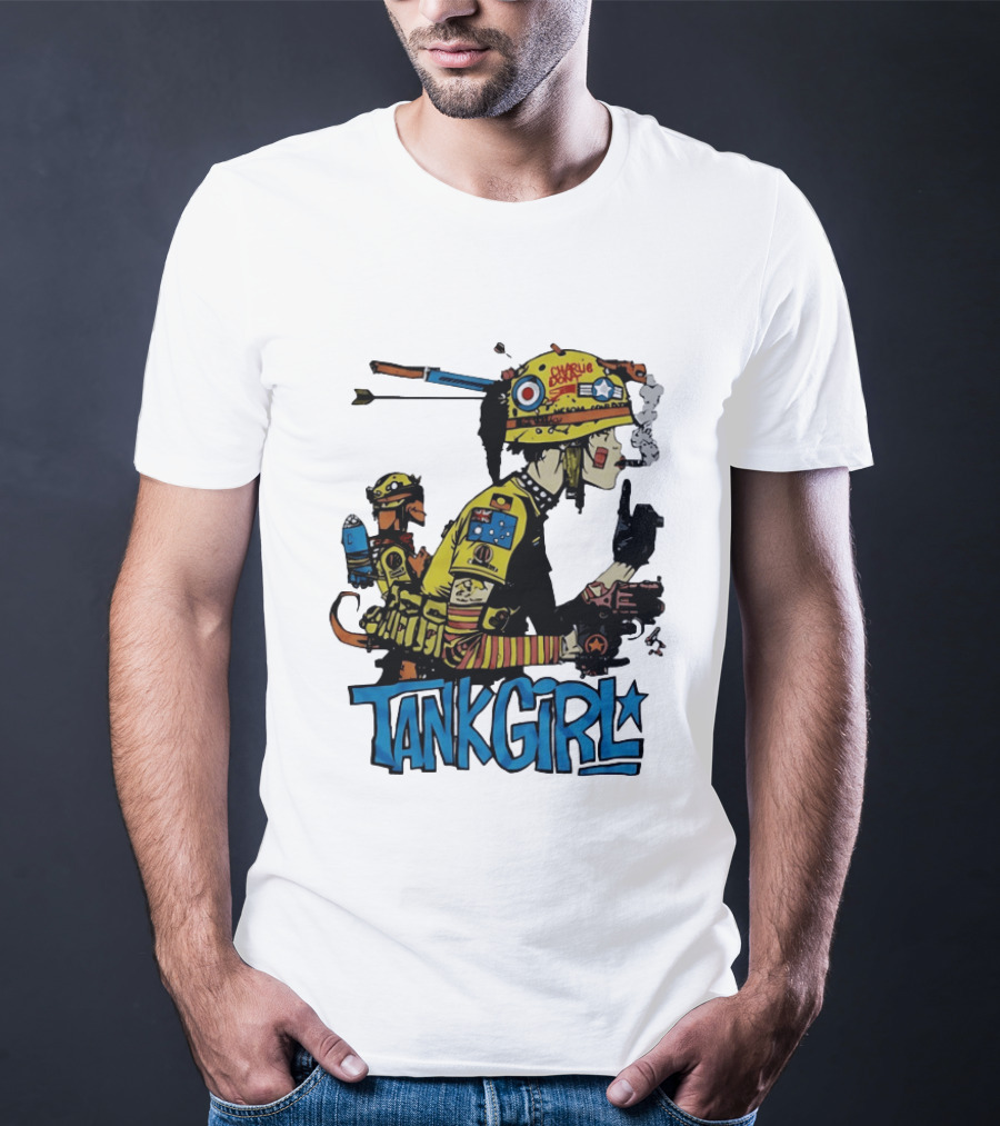 Tank Girl Comic Punk Rock Charlie Don't Surf T-Shirt