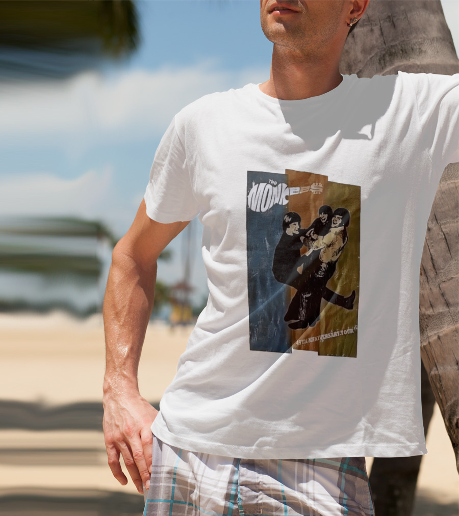 The Monkees 45th Anniversary Tour Vintage Band Celebration T-Shirt