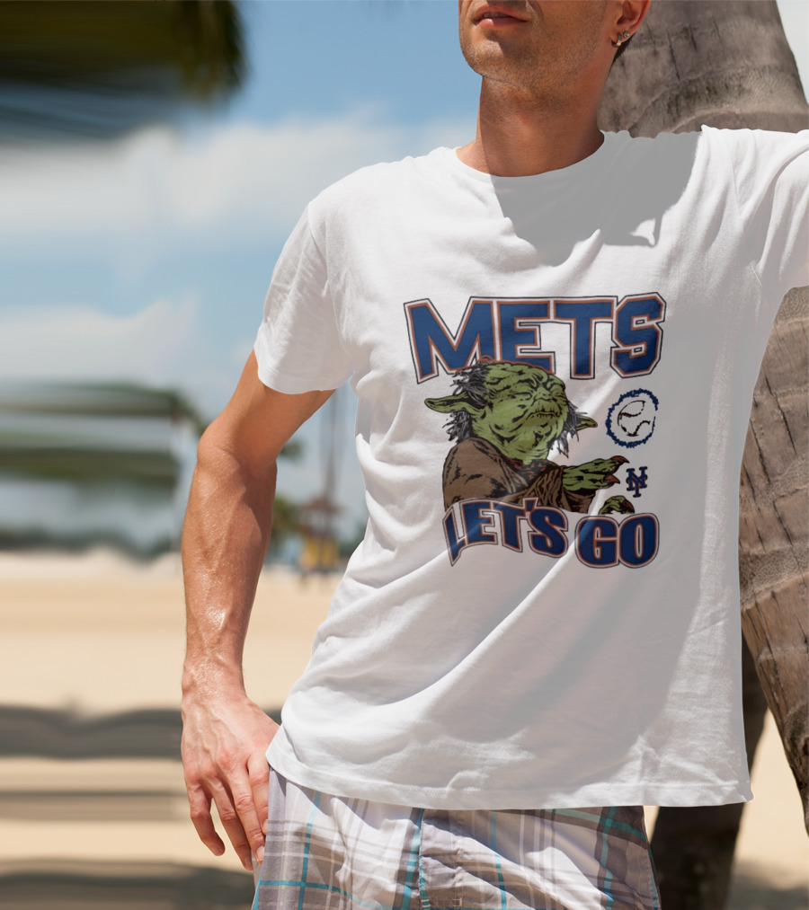 Mets Let's Go Yoda New Yorks Mets T-Shirt