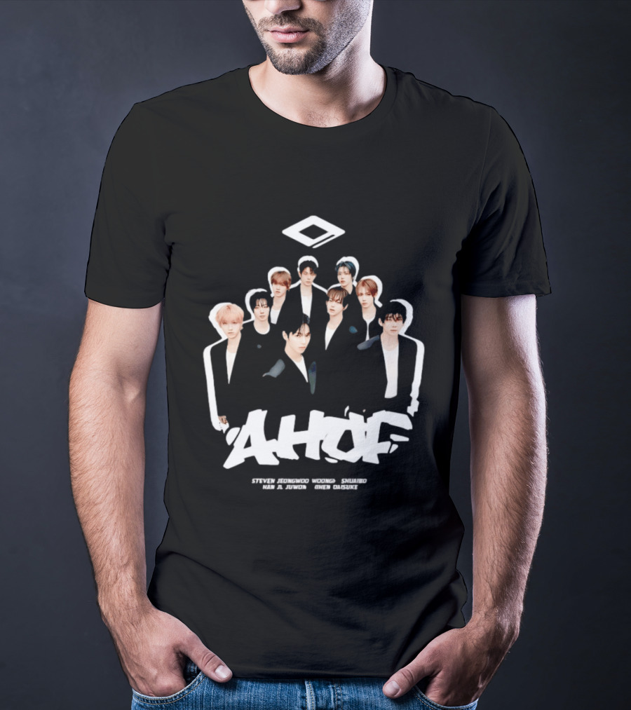 AHOF Steven Jeongwoo Woongki Shuaibo Han Jl Juwon Chihen Daisuke T-Shirt