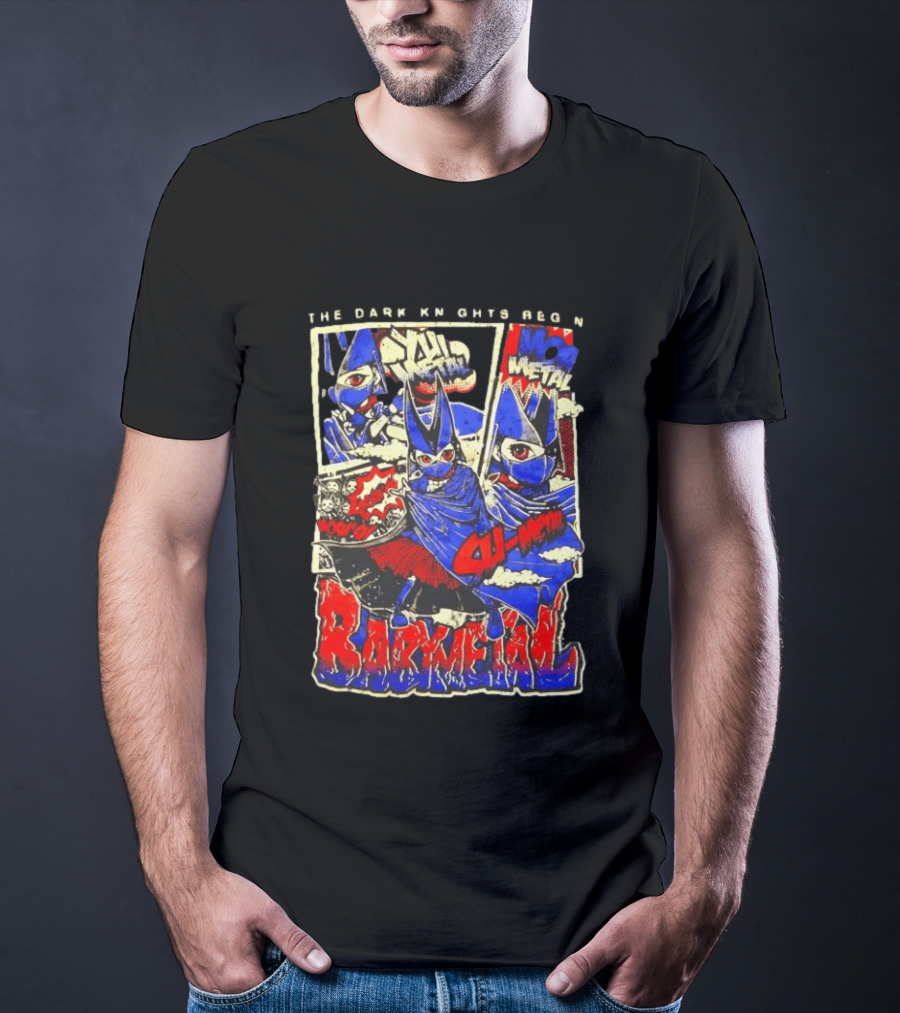 Babymetal The Dark Knights Begin Wow Metal Manga Style Comic T-Shirt