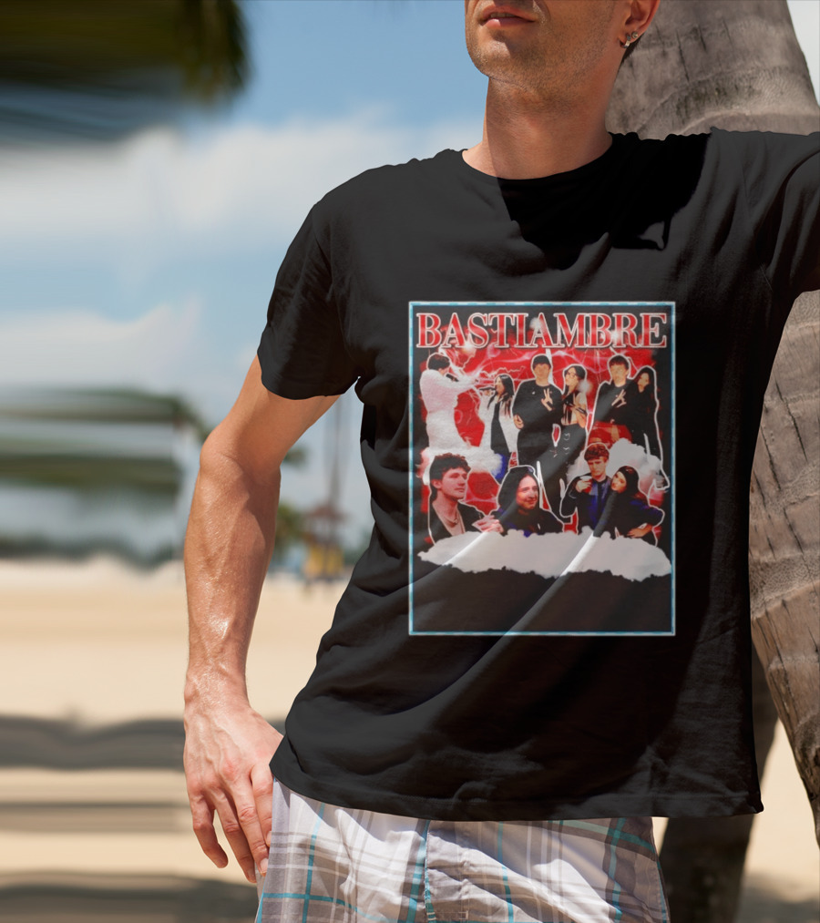 Bastiambre Movie Pop Culture Characters Collage T-Shirt