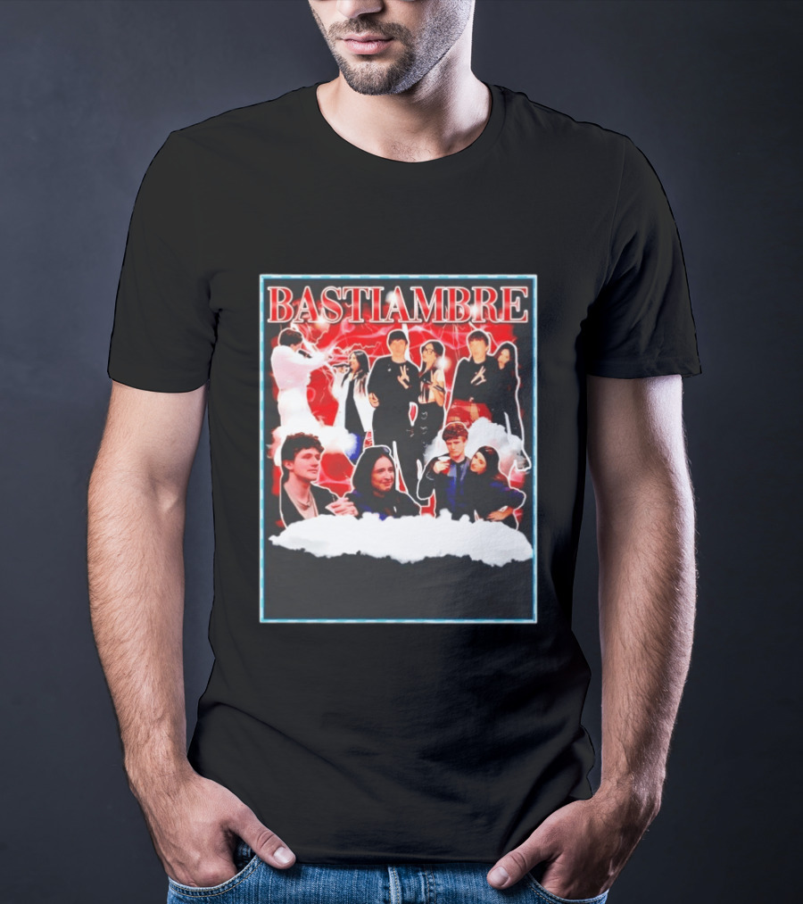 Bastiambre Movie Pop Culture Characters Collage T-Shirt