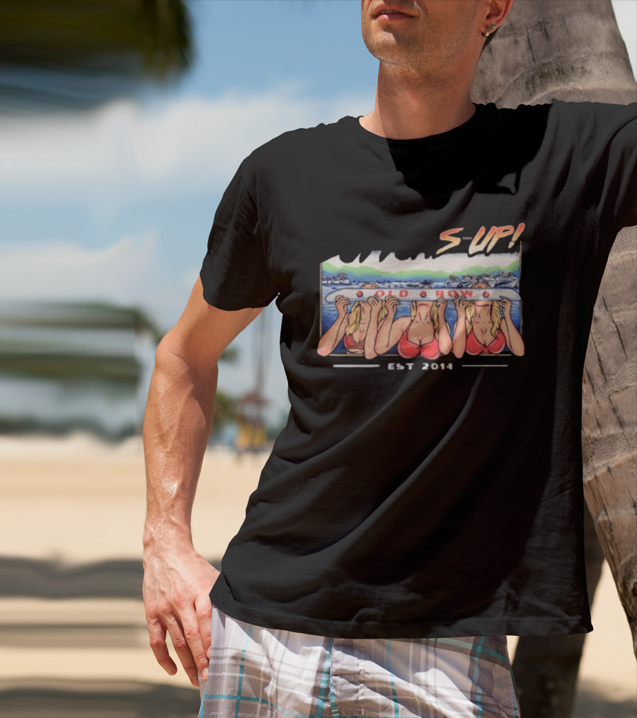 Old Row Shotski Girls S Up EST 2014 T-Shirt