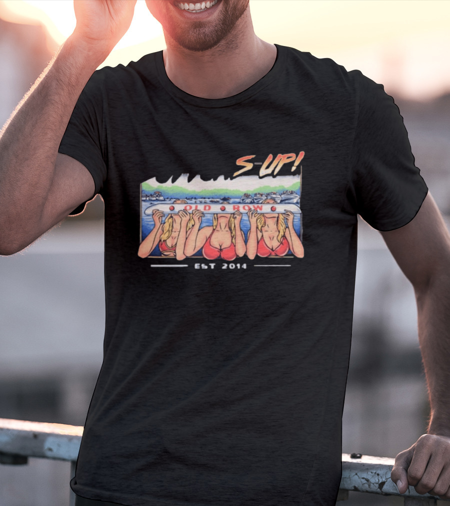 Old Row Shotski Girls S Up EST 2014 T-Shirt