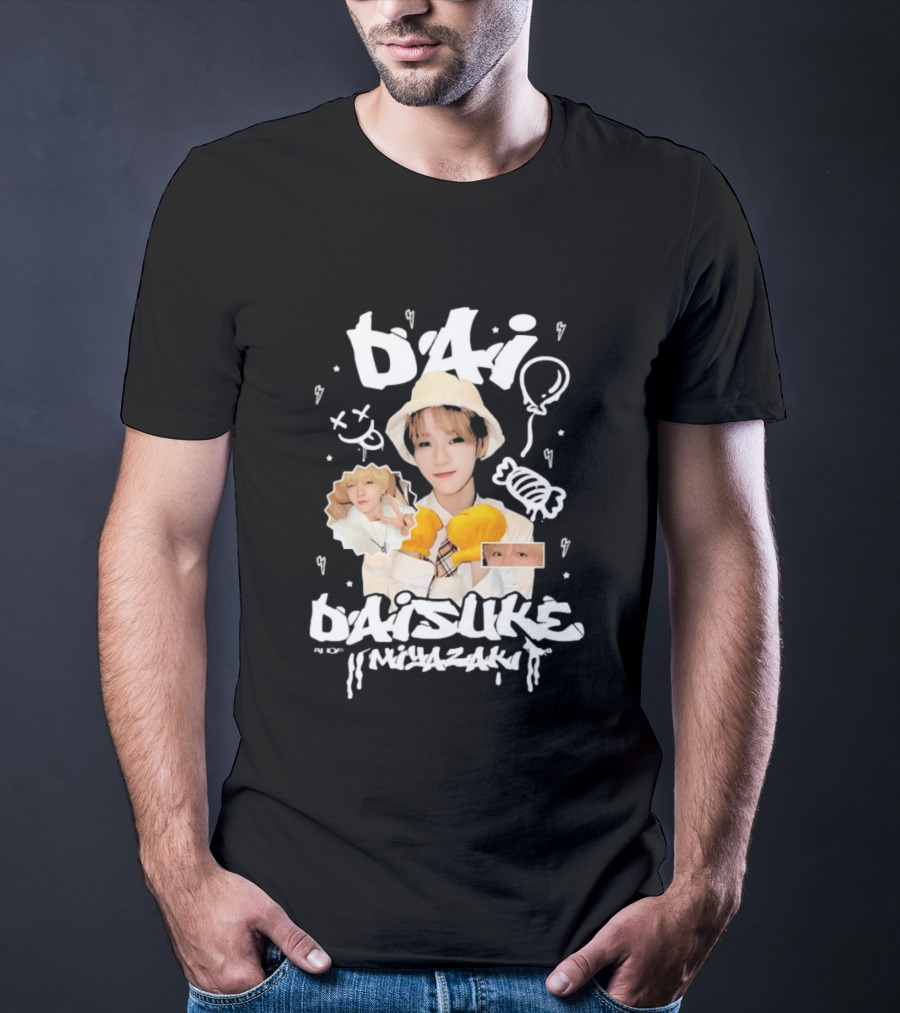 Dai Daisuke Miyazaki AHOF Playful Balloon And Candy T-Shirt