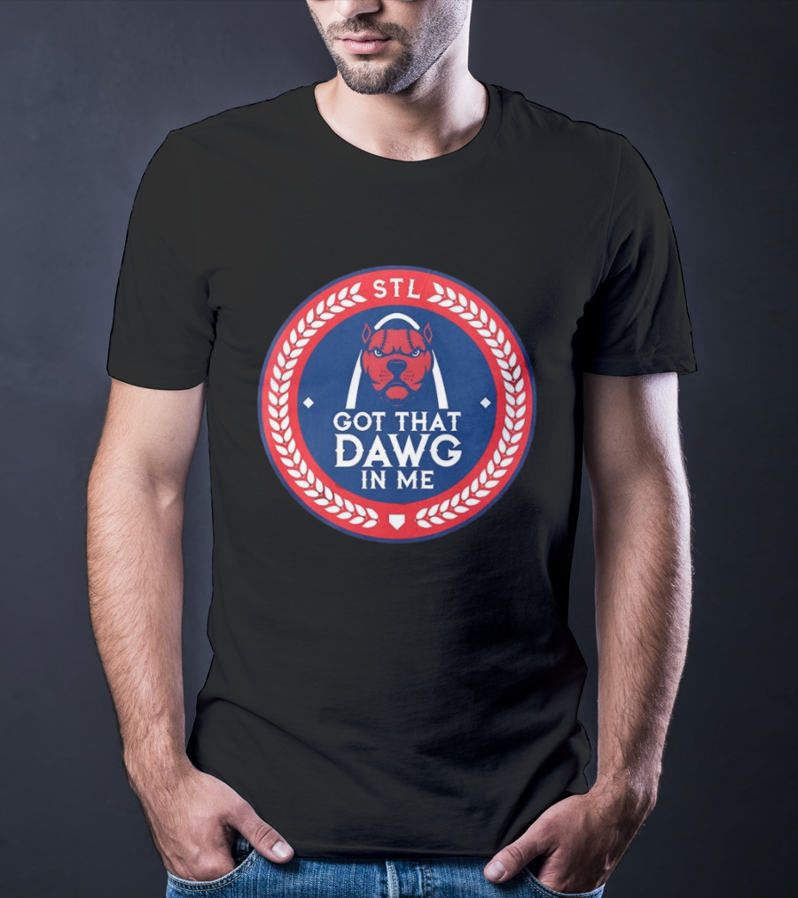 Got That Dawg In Me STL Red And Blue T-Shirt