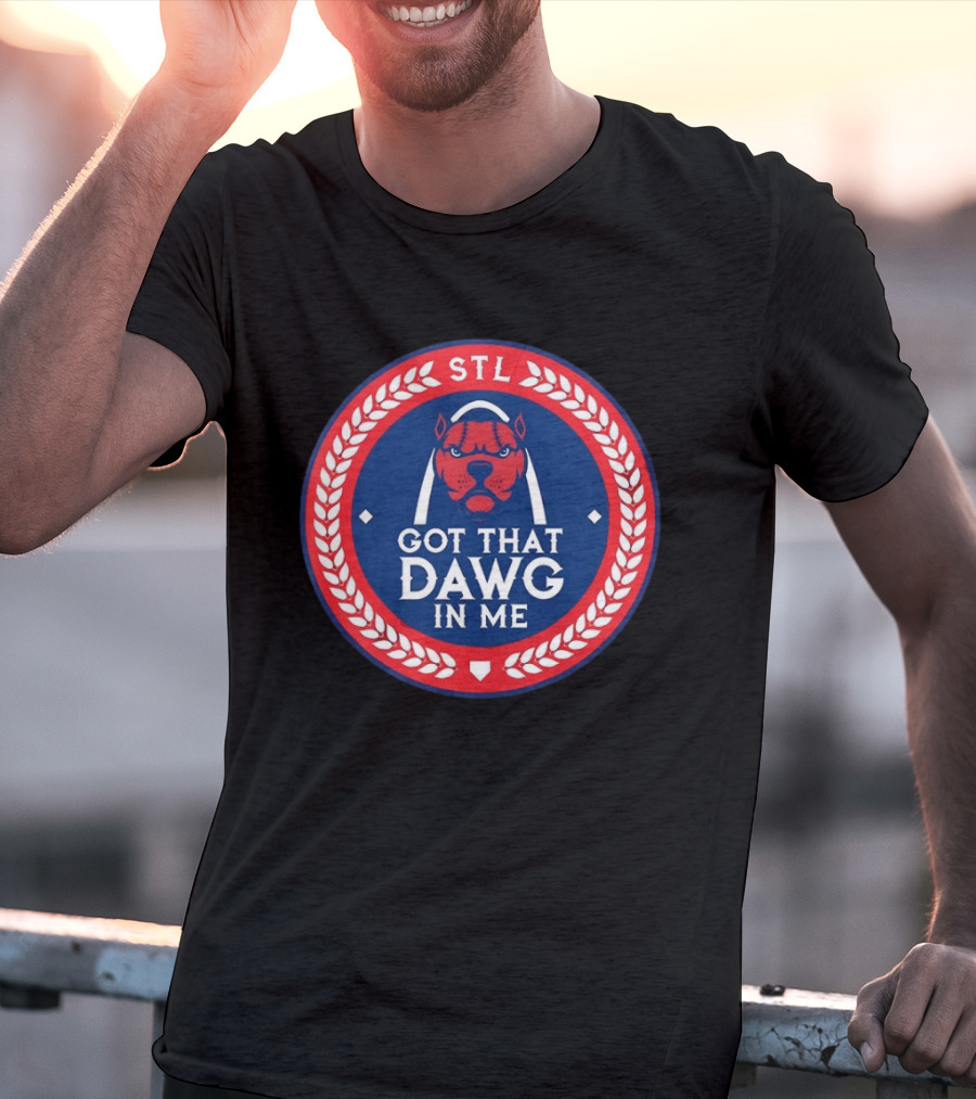 Got That Dawg In Me STL Red And Blue T-Shirt