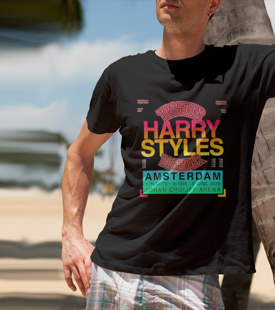 Harry Styles Together Tour 2026 Amsterdam Johan Cruijff Arena T-Shirt
