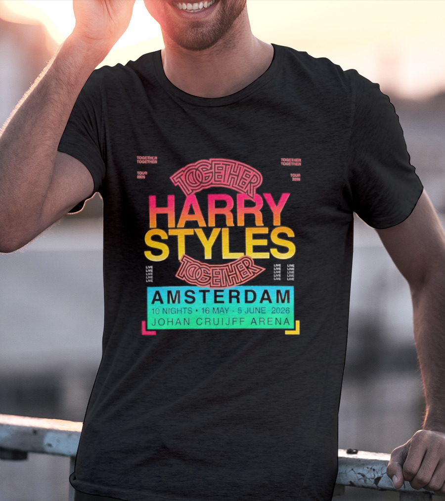 Harry Styles Together Tour 2026 Amsterdam Johan Cruijff Arena T-Shirt