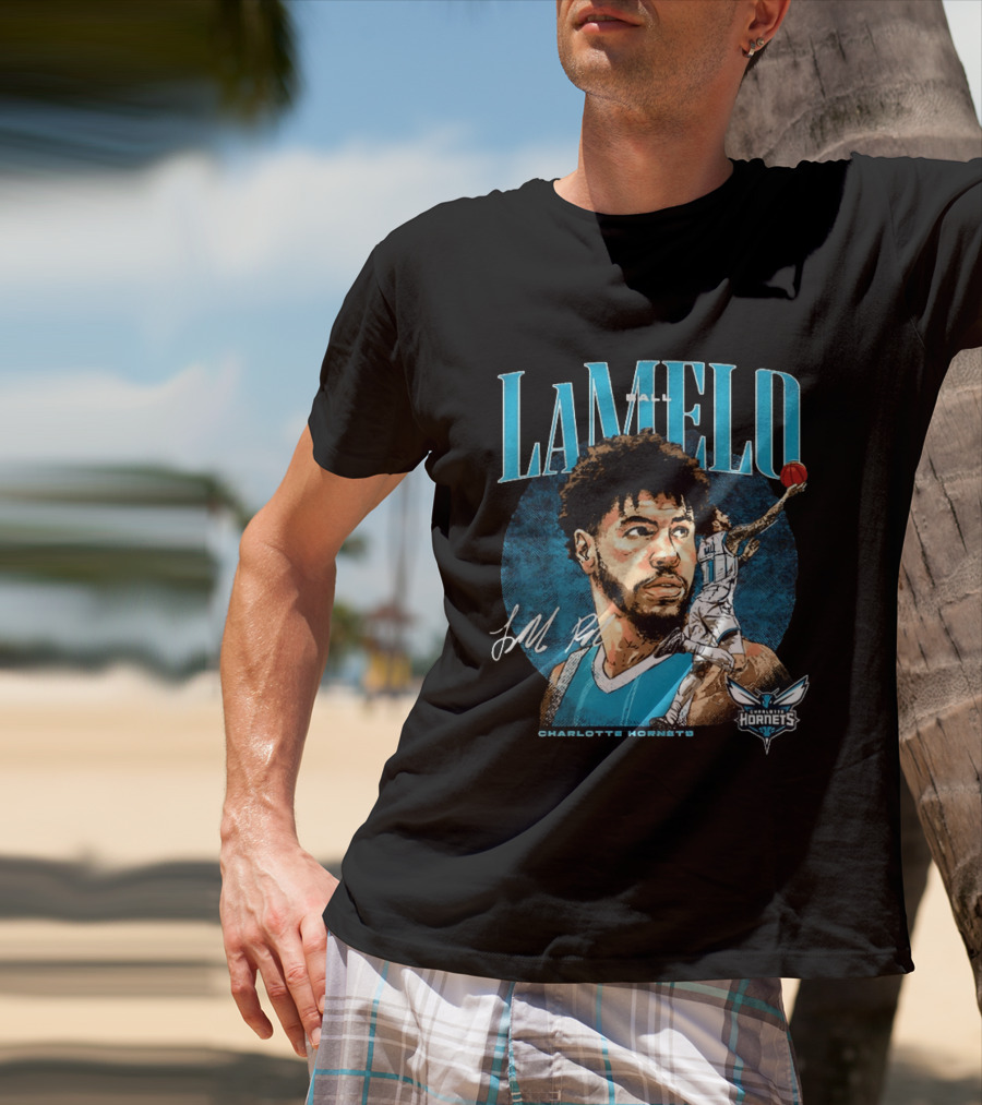 LaMelo Ball Charlotte Hornets NBA 2026 Player Signature Edition T-Shirt