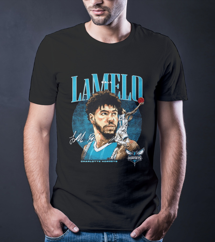 LaMelo Ball Charlotte Hornets NBA 2026 Player Signature Edition T-Shirt