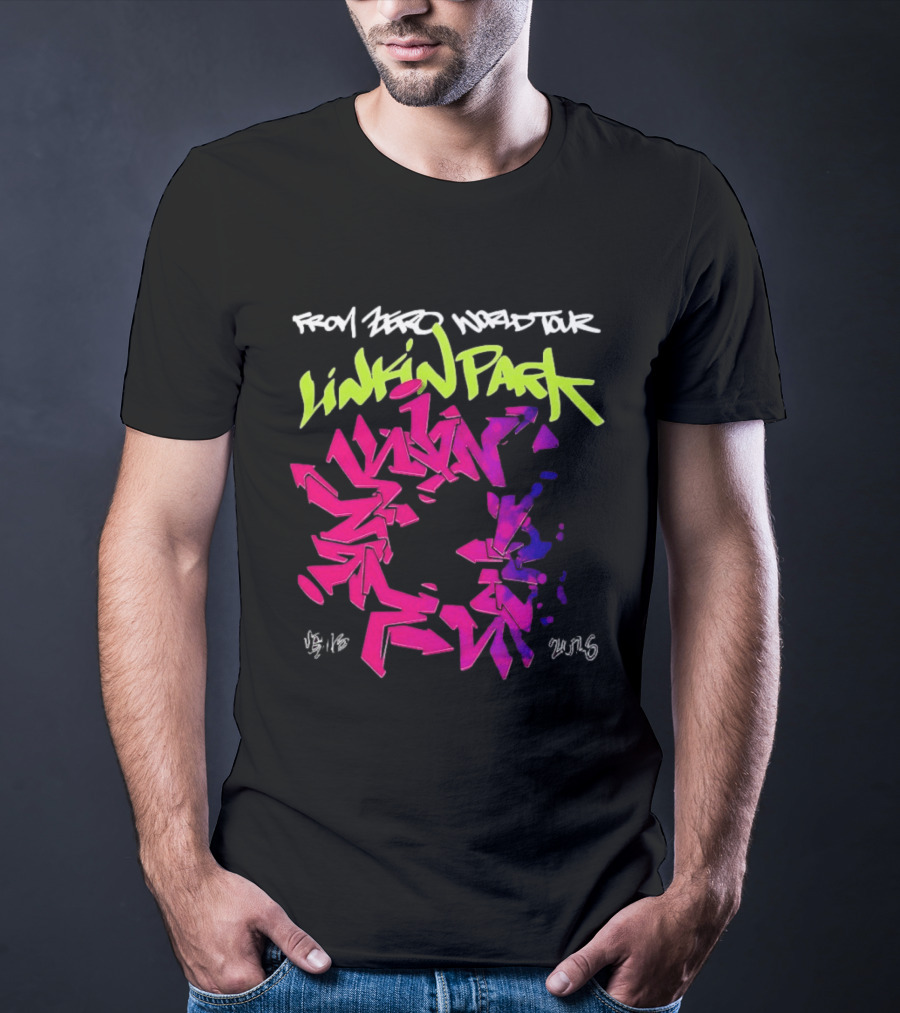 Linkin Park From Zero World Tour 2026 Graffiti T-Shirt