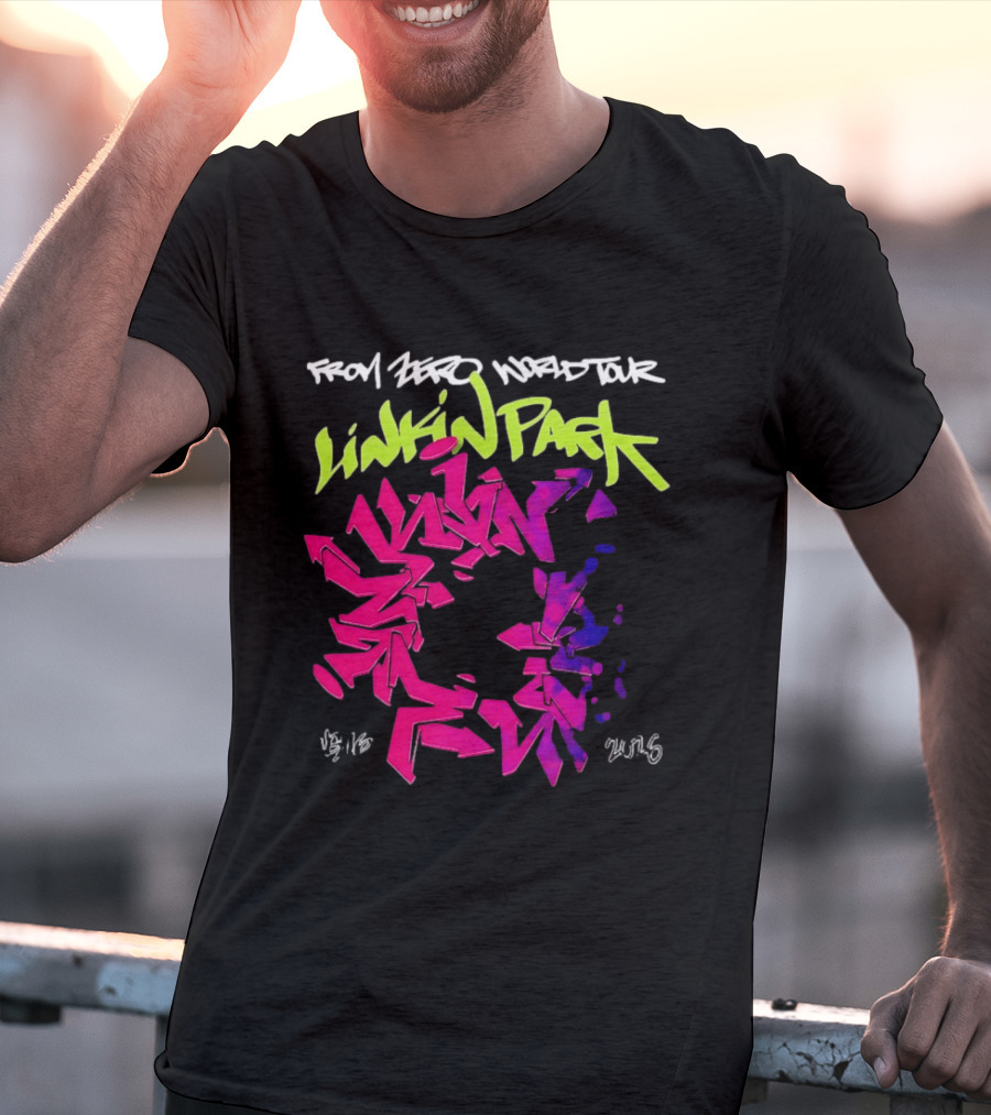 Linkin Park From Zero World Tour 2026 Graffiti T-Shirt