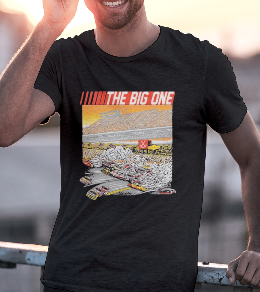 The Big One Old Brook NASCAR Racing Scene T-Shirt