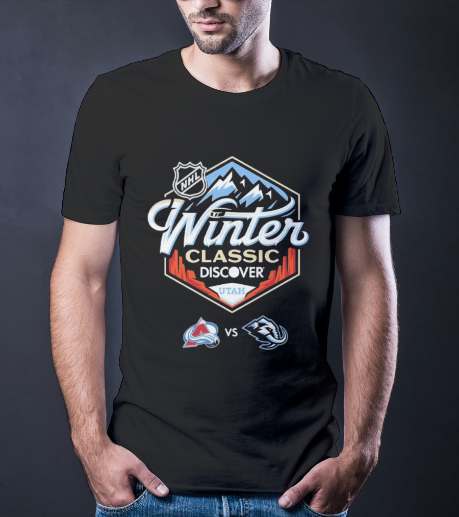NHL Winter Classic Discover Utah 2027 Colorado Avalanche Vs Utah Mammoth T-Shirt