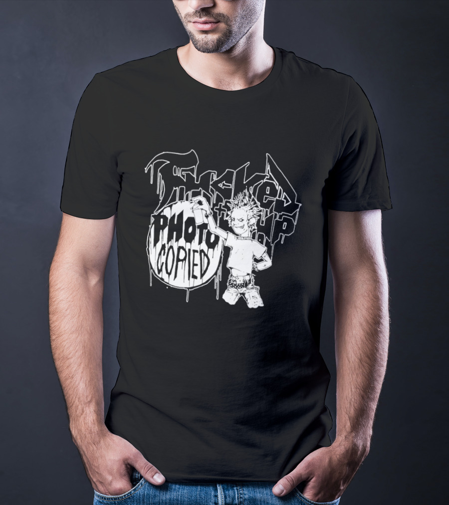 F'd Up Photocopied Undercover SS01 Graffiti Style Punk T-Shirt
