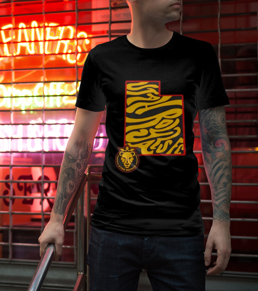 Utah Royals FC Groovy State Lion T-Shirt
