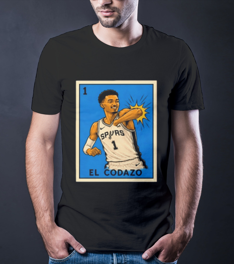 Victor Wembanyama El Codazo San Antonio Spurs NBA 2026 T-Shirt