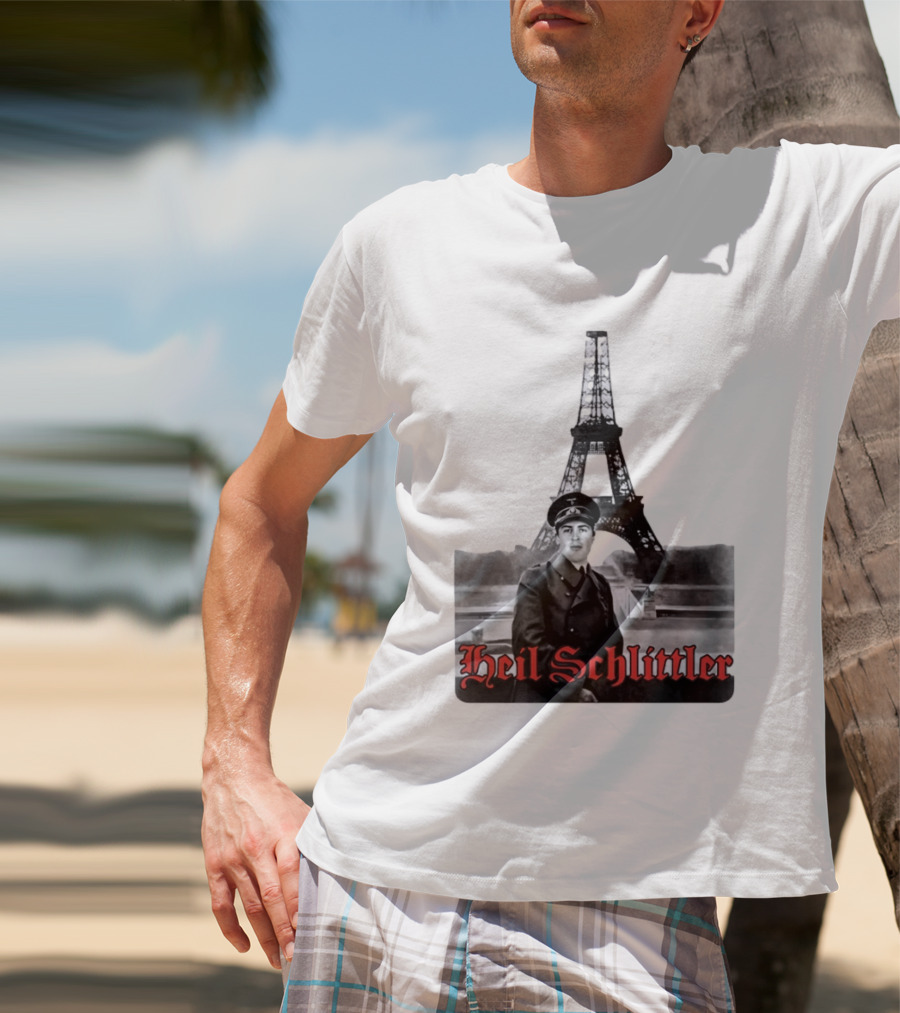 Adolf Hitler X Eiffel Tower Heil Schlittler T-Shirt