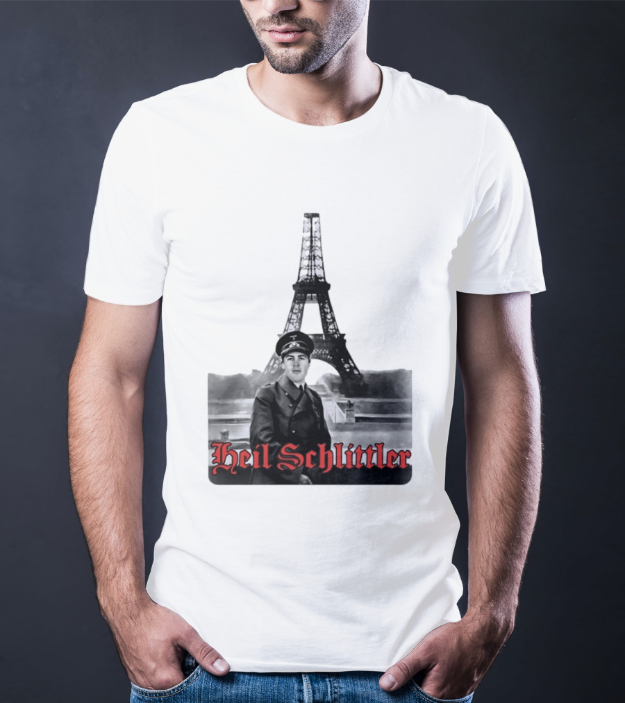 Adolf Hitler X Eiffel Tower Heil Schlittler T-Shirt