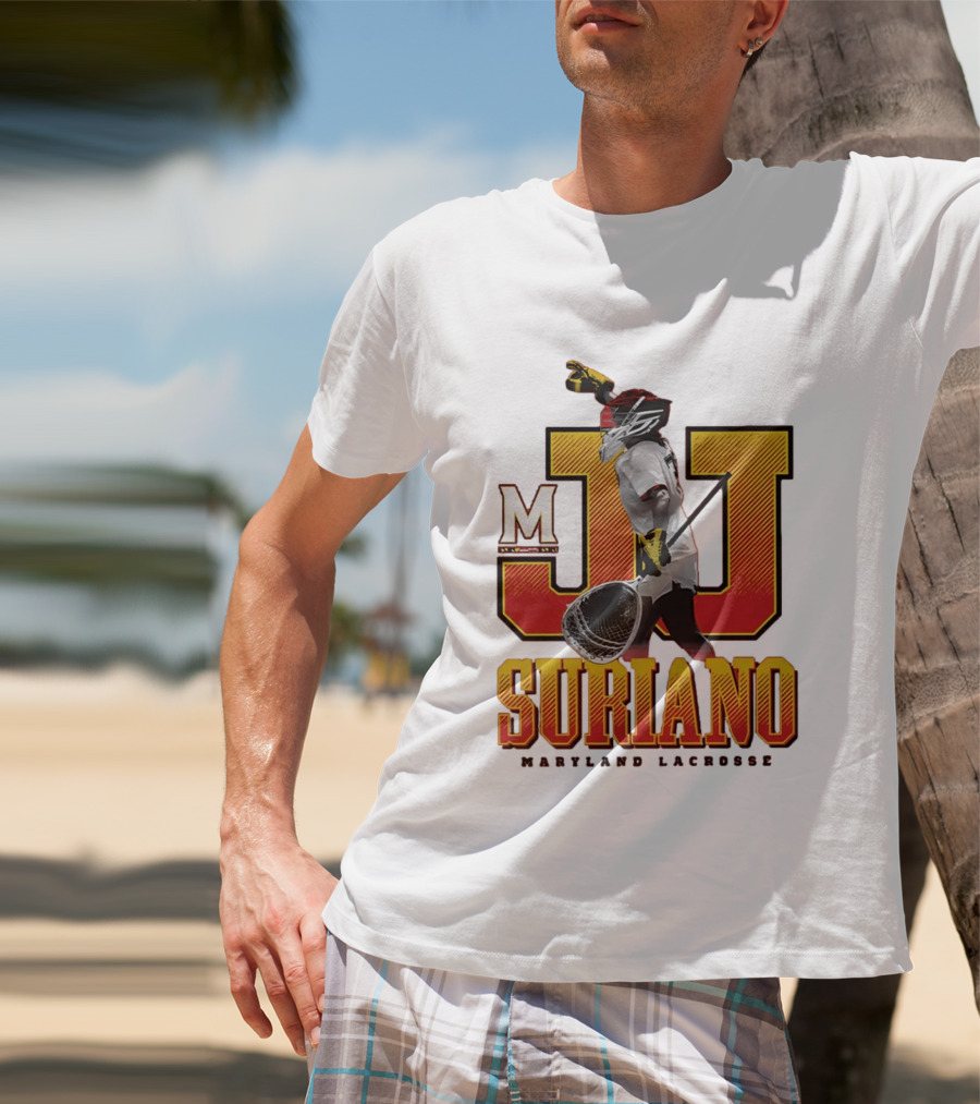 JJ Suriano Maryland Lacrosse M Sports Team T-Shirt