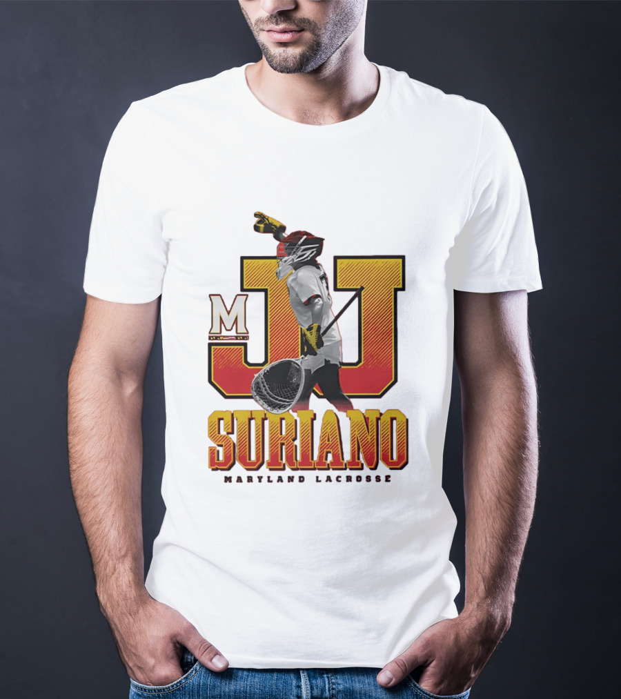 JJ Suriano Maryland Lacrosse M Sports Team T-Shirt