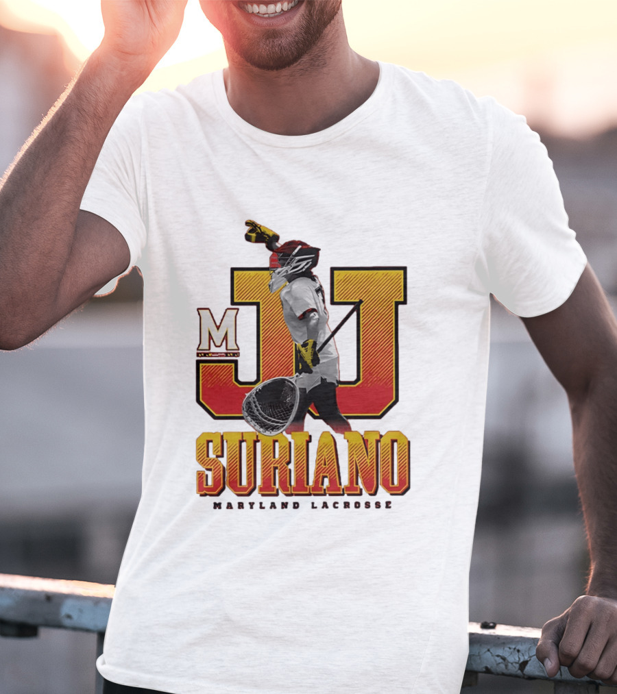 JJ Suriano Maryland Lacrosse M Sports Team T-Shirt