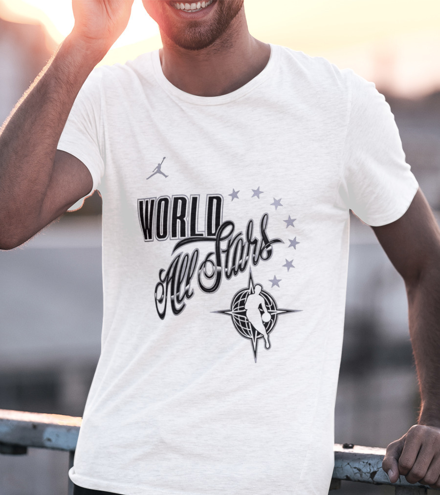 OKC Thunder Nike Shai Gilgeous Alexander 2026 World All Stars Basketball Jordan T-Shirt