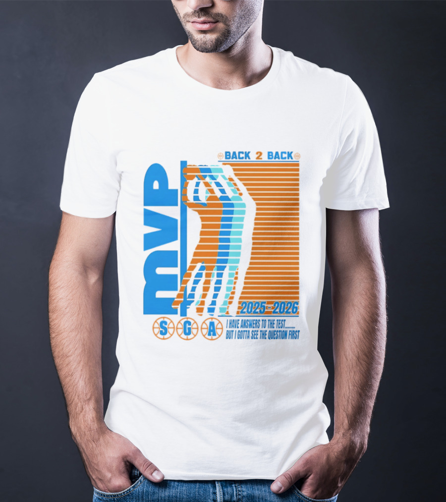 MVP Back 2 Back 2025 2026 SGA T-Shirt