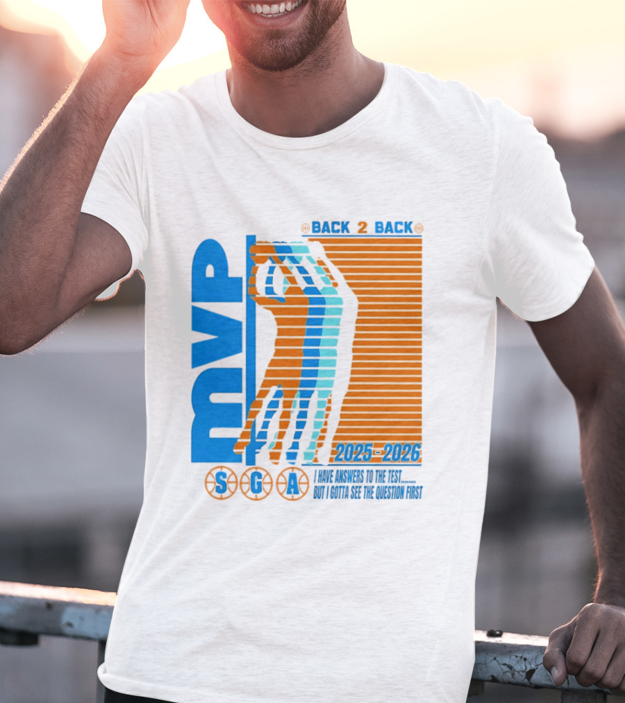 MVP Back 2 Back 2025 2026 SGA T-Shirt