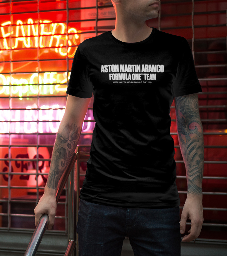 Aston Martin Aramco Formula One Team Racing Apparel F1 Merch T-Shirt