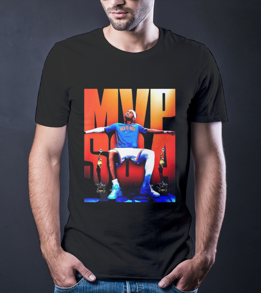 Back To Back MVP Shai Gilgeous Alexander 2026 SGA NBA T-Shirt