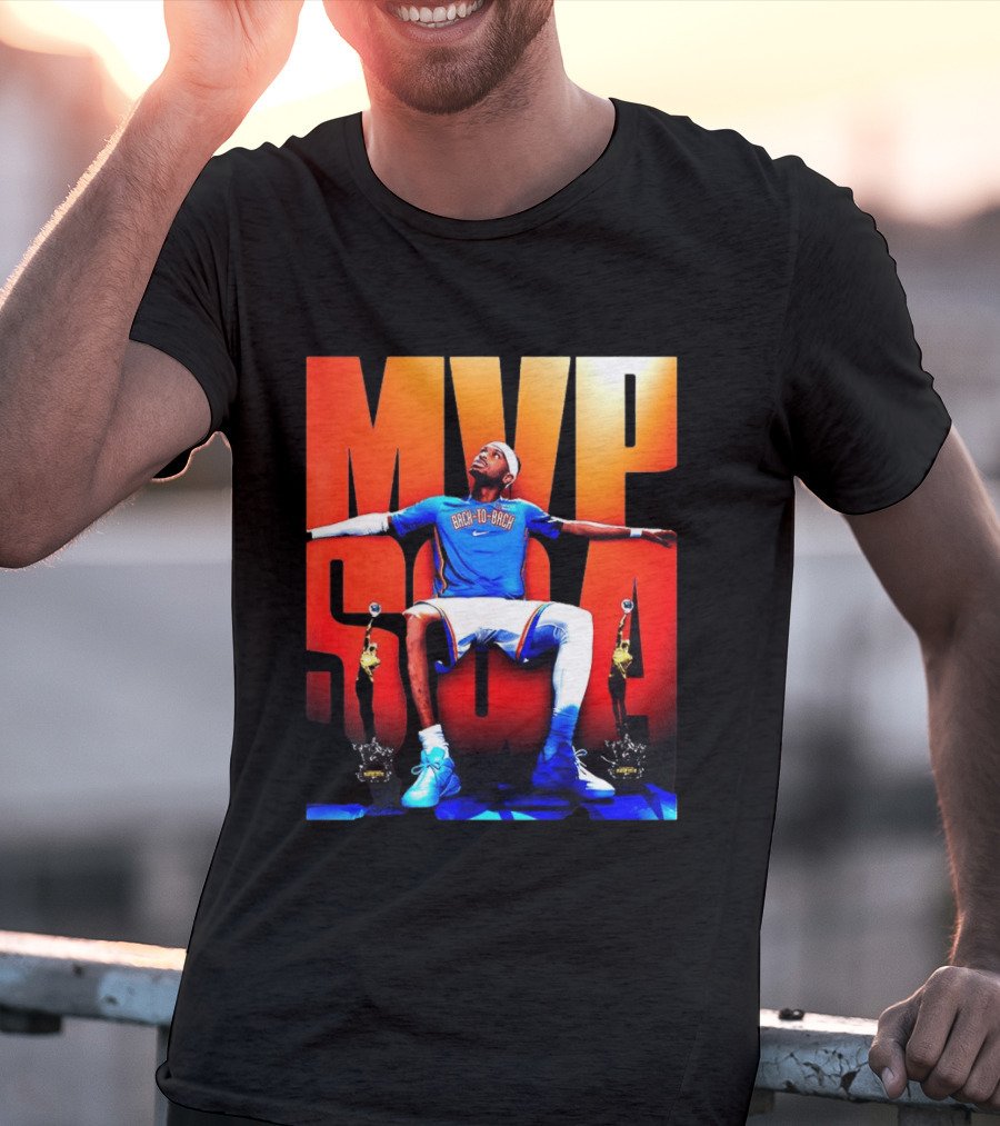 Back To Back MVP Shai Gilgeous Alexander 2026 SGA NBA T-Shirt
