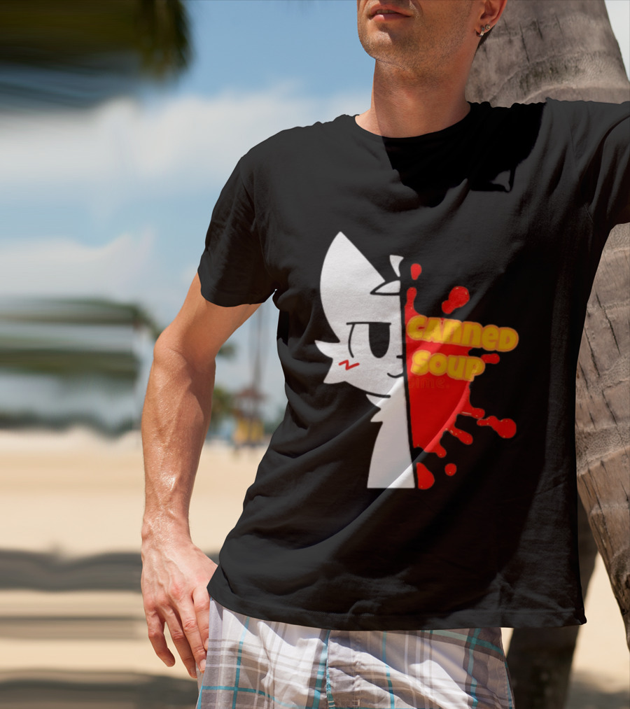 Boykisser Meme Canned Soup Splatter T-Shirt