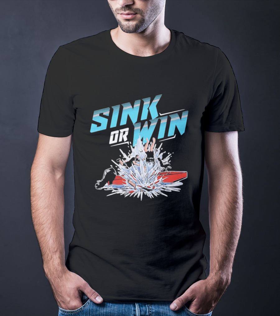 Cleetus McFarland Jackstand Jimmy Sink Or Win Splashing Red Boat T-Shirt