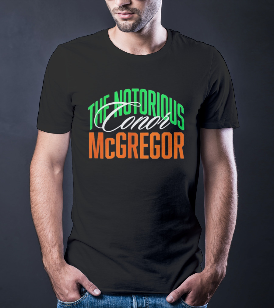Conor McGregor The Notorious Ireland Flag T-Shirt