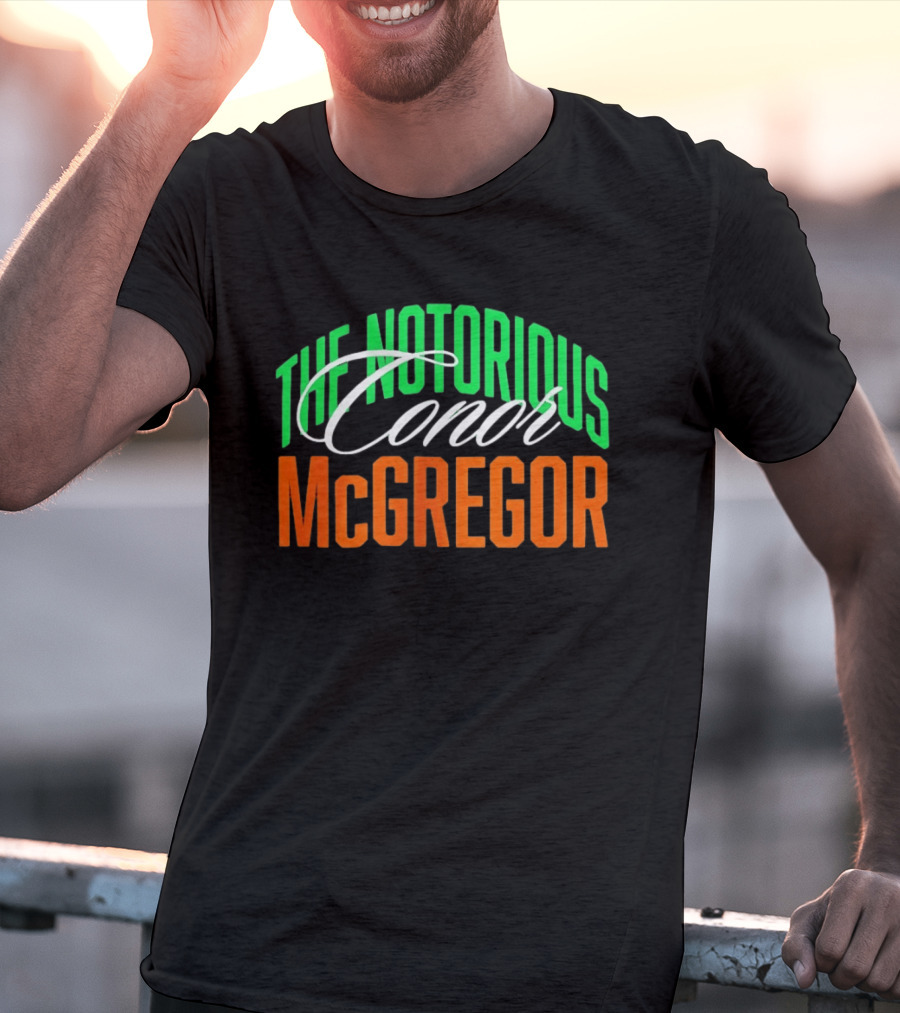 Conor McGregor The Notorious Ireland Flag T-Shirt