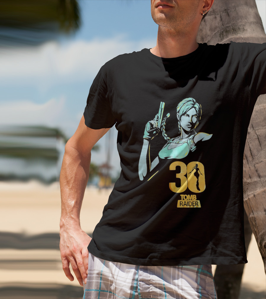 Lara Croft 30 Years Tomb Raider Anniversary T-Shirt