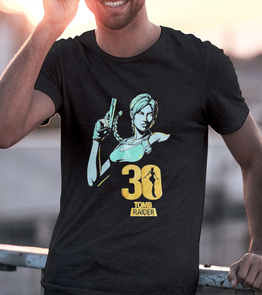 Lara Croft 30 Years Tomb Raider Anniversary T-Shirt