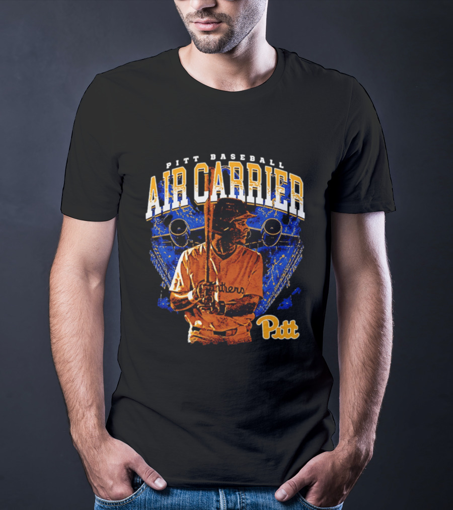 Pitt Panthers Baseball Air Carrier T-Shirt
