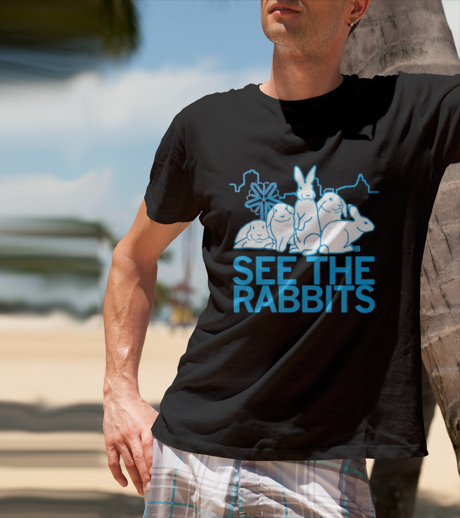See The Rabbits Blue Bunny T-Shirt